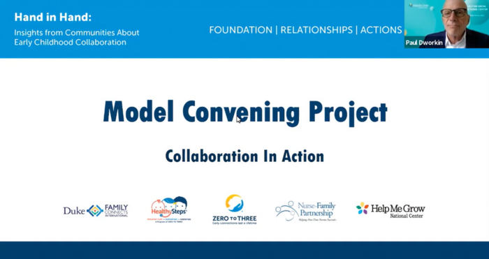 Model Convening Project presentation cover slide